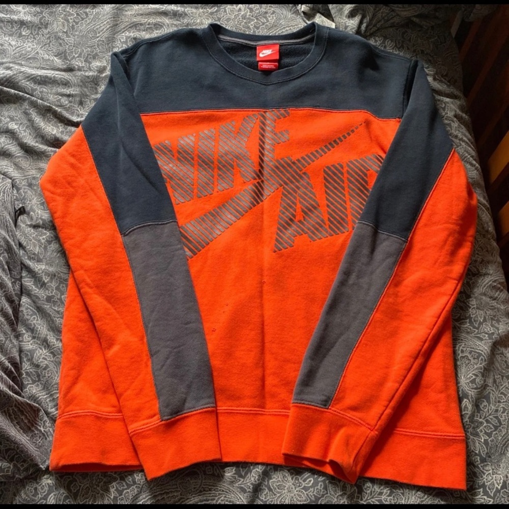 Black and Orange Nike Sweatshirt